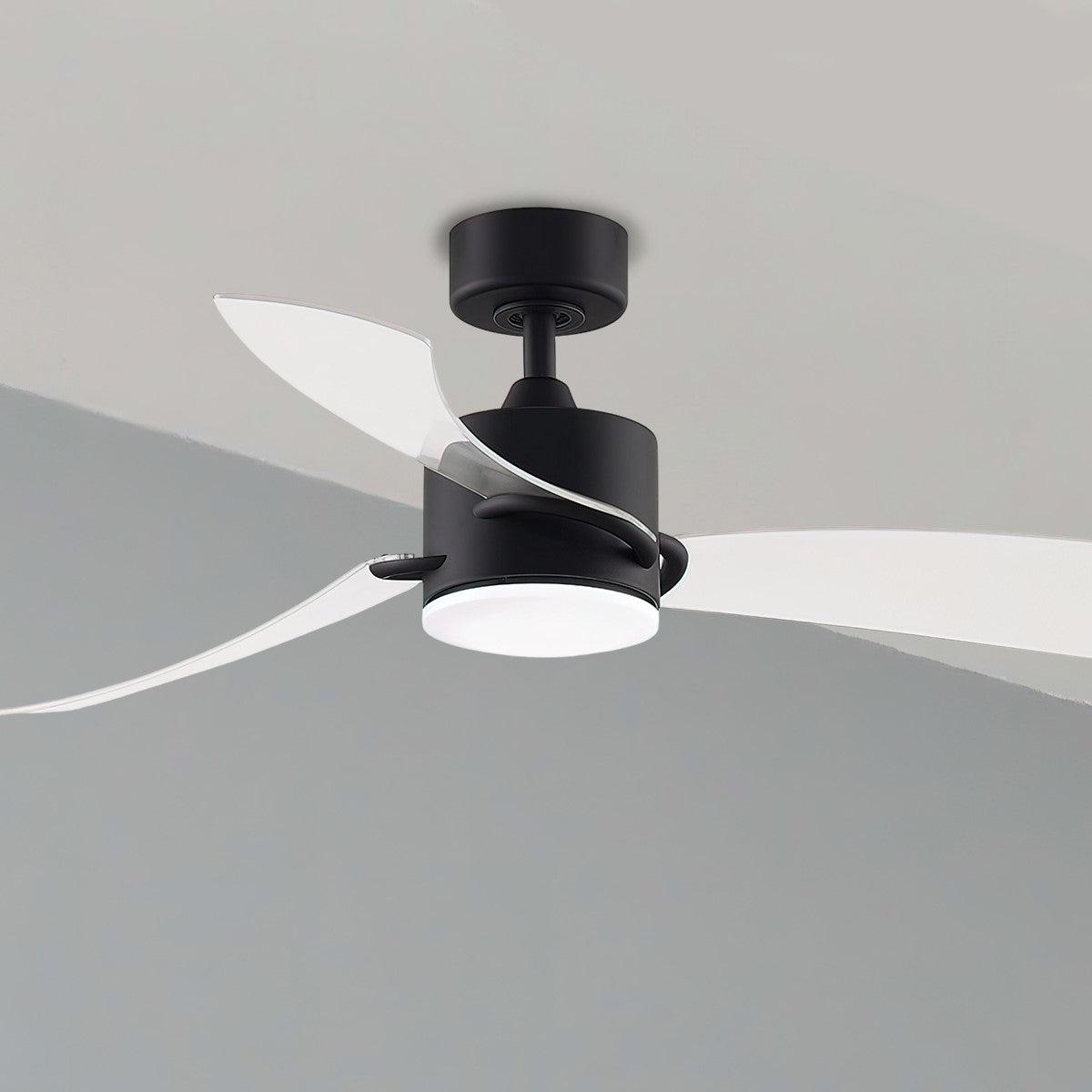 SculptAire 52 Inch Modern Indoor/Outdoor Ceiling Fan With Light And Remote - Bees Lighting