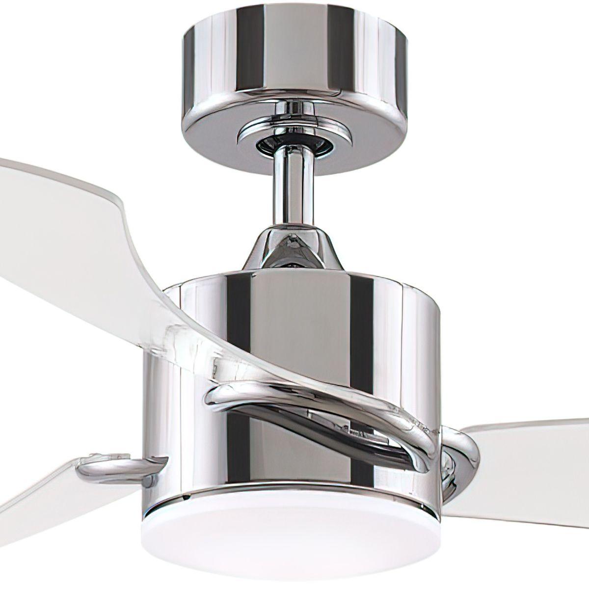 SculptAire 52 Inch Modern Indoor/Outdoor Ceiling Fan With Light And Remote