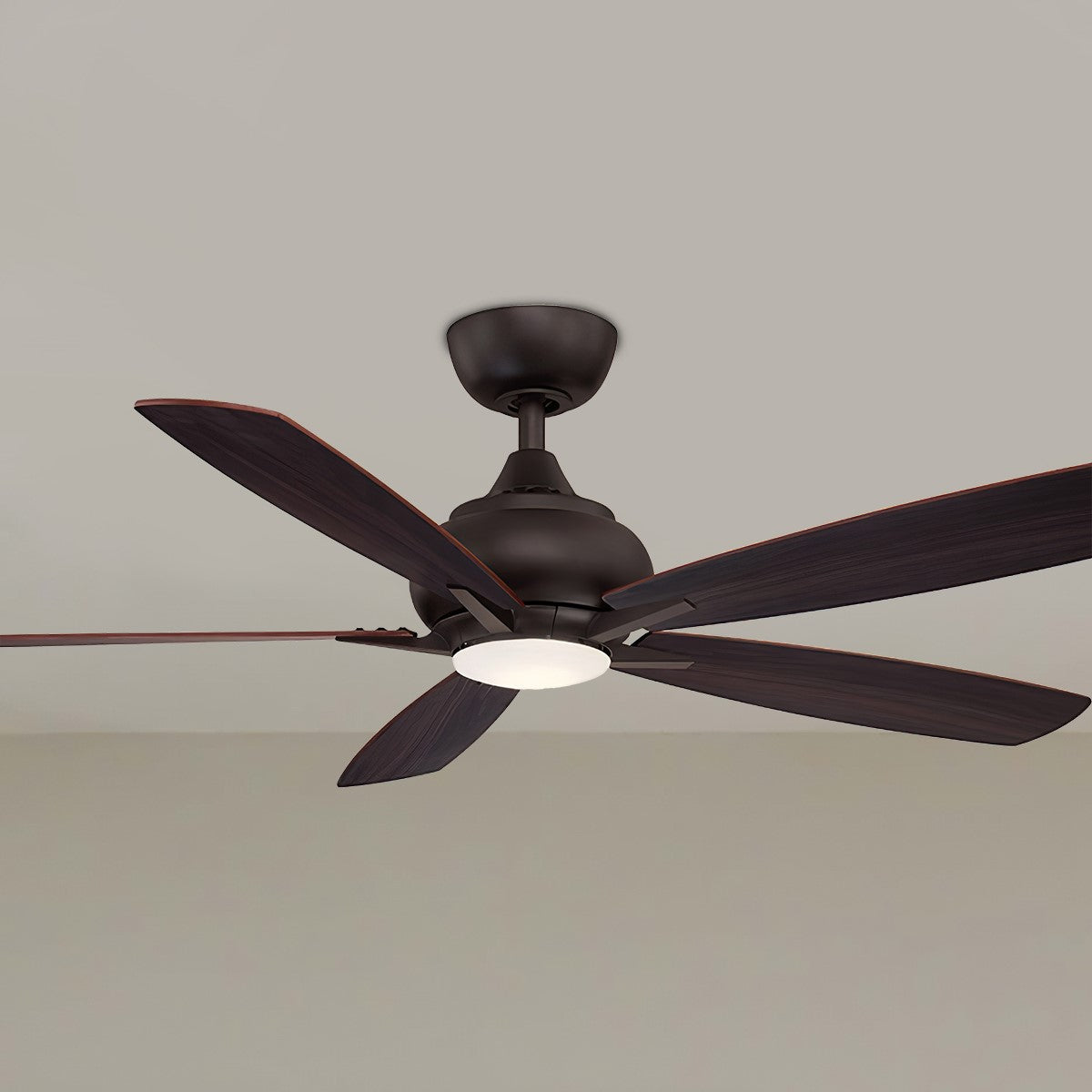 Doren 52 Inch Dark Bronze LED Ceiling Fan with Remote - Bees Lighting