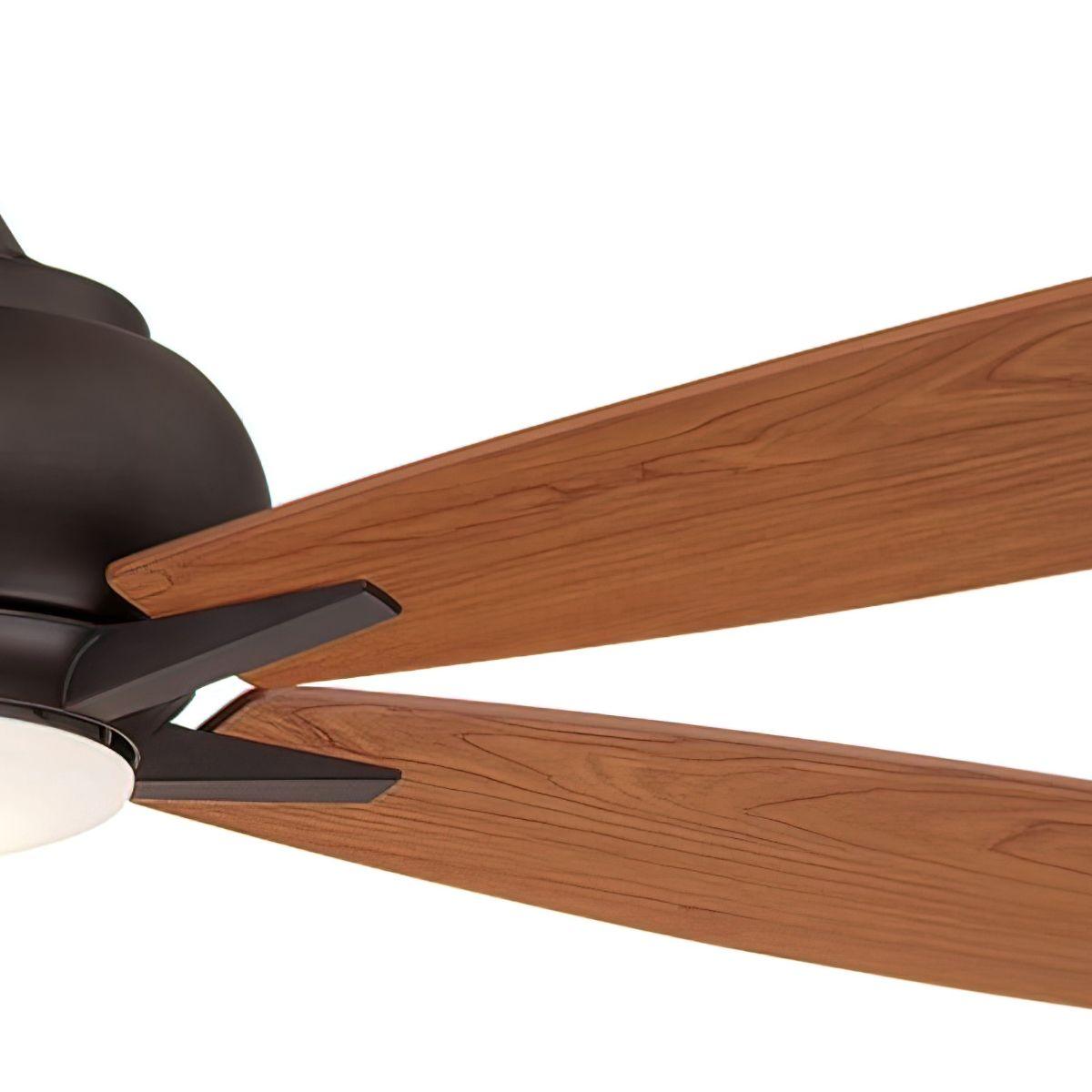 Doren 52 Inch Dark Bronze LED Ceiling Fan with Remote - Bees Lighting