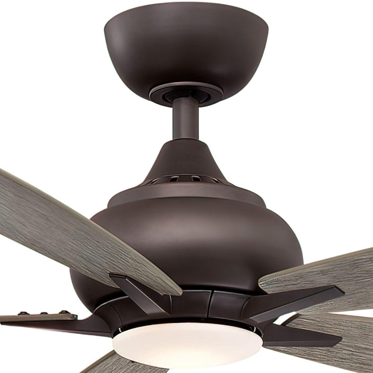 Doren 52 Inch 5 Blades Ceiling Fan With Light And Remote - Bees Lighting