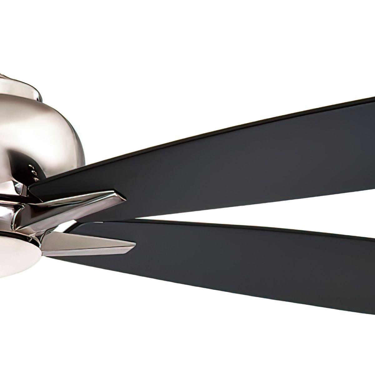 Doren 52 Inch Polished Nickel LED Ceiling Fan with Remote - Bees Lighting