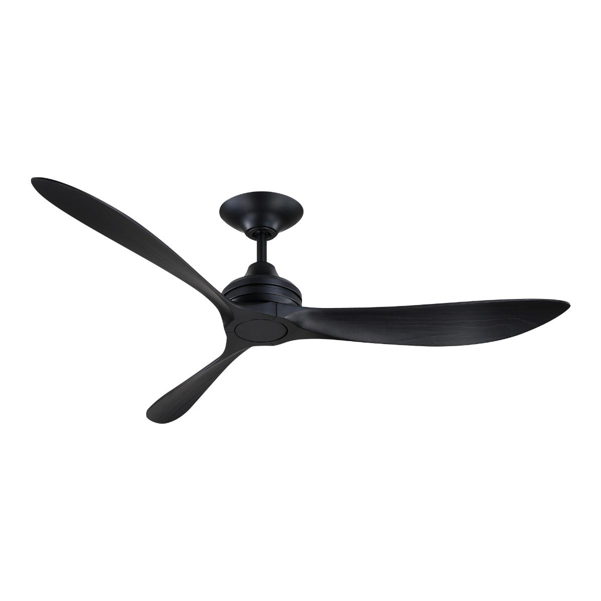 Aviara 60" Black Ceiling Fan with LED CCT Select Light Kit - Bees Lighting