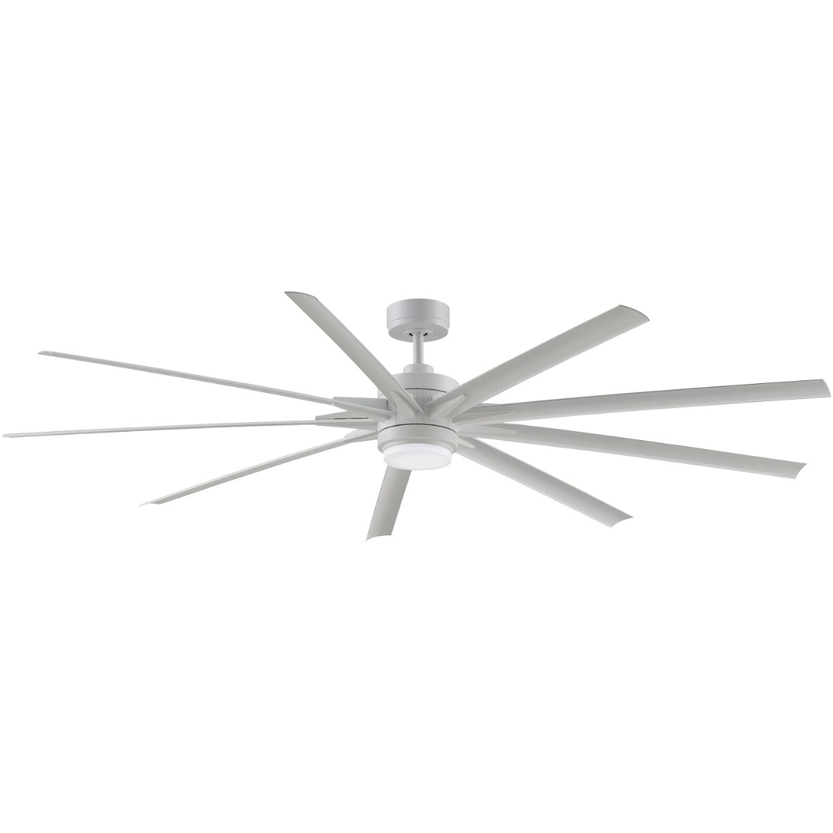 Odyn 84 Inch Windmill Outdoor Ceiling Fan With Light And Remote, 9 Blades, DC Motor