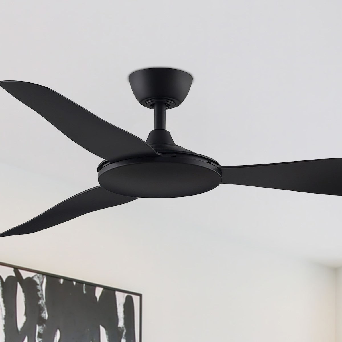 GlideAire 52 Inch DC Motor Indoor/Outdoor Ceiling Fan With Remote