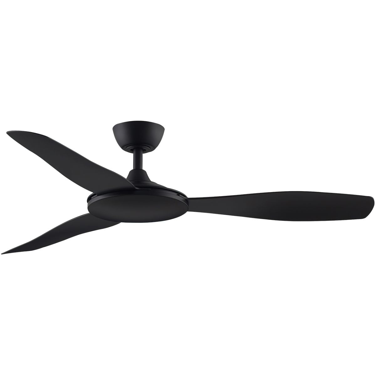 GlideAire 52 Inch Black Modern Smart Ceiling Fan with Remote - Bees Lighting