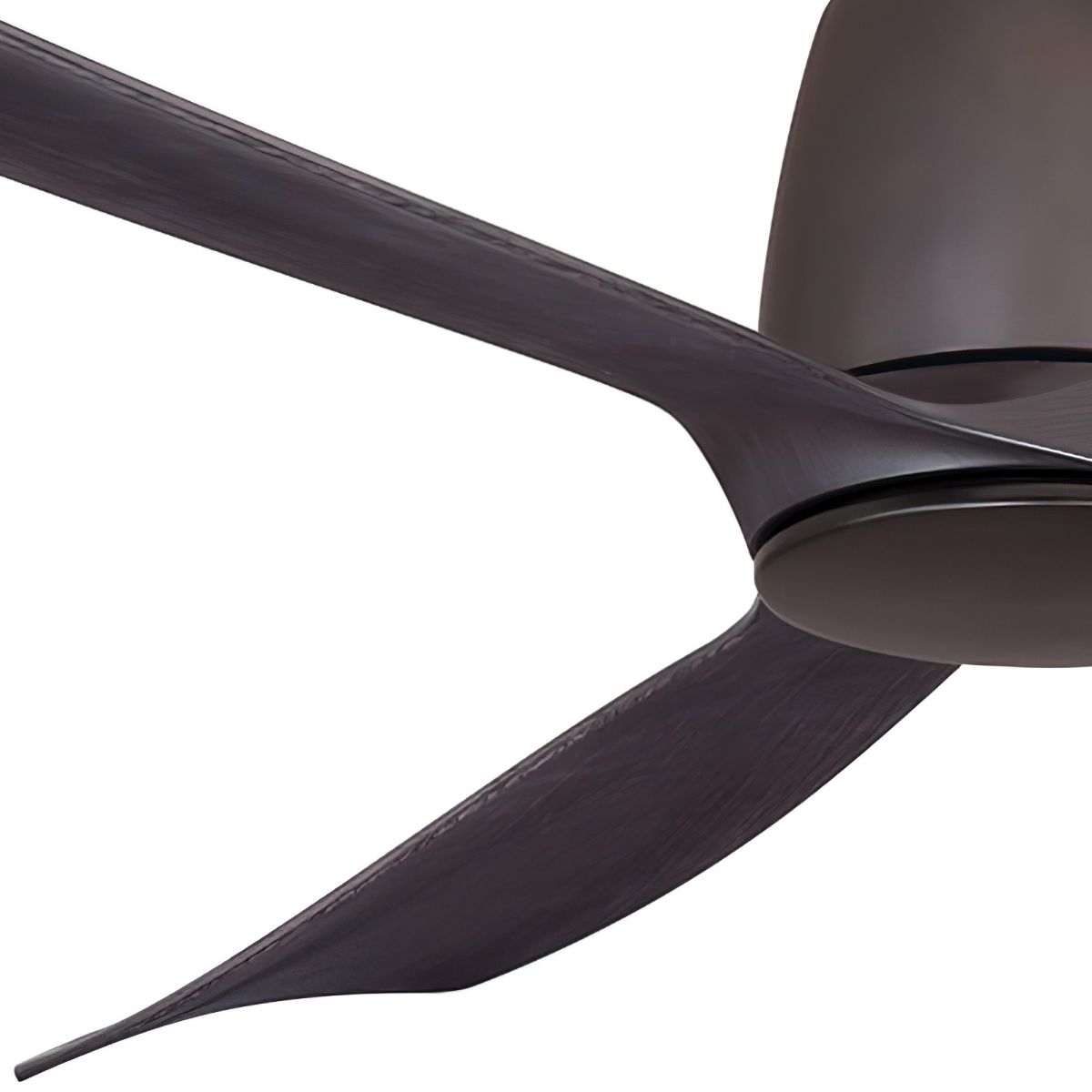 Kute 52 Inch Dark Bronze Damp Rated Modern Ceiling Fan with Remote - Bees Lighting