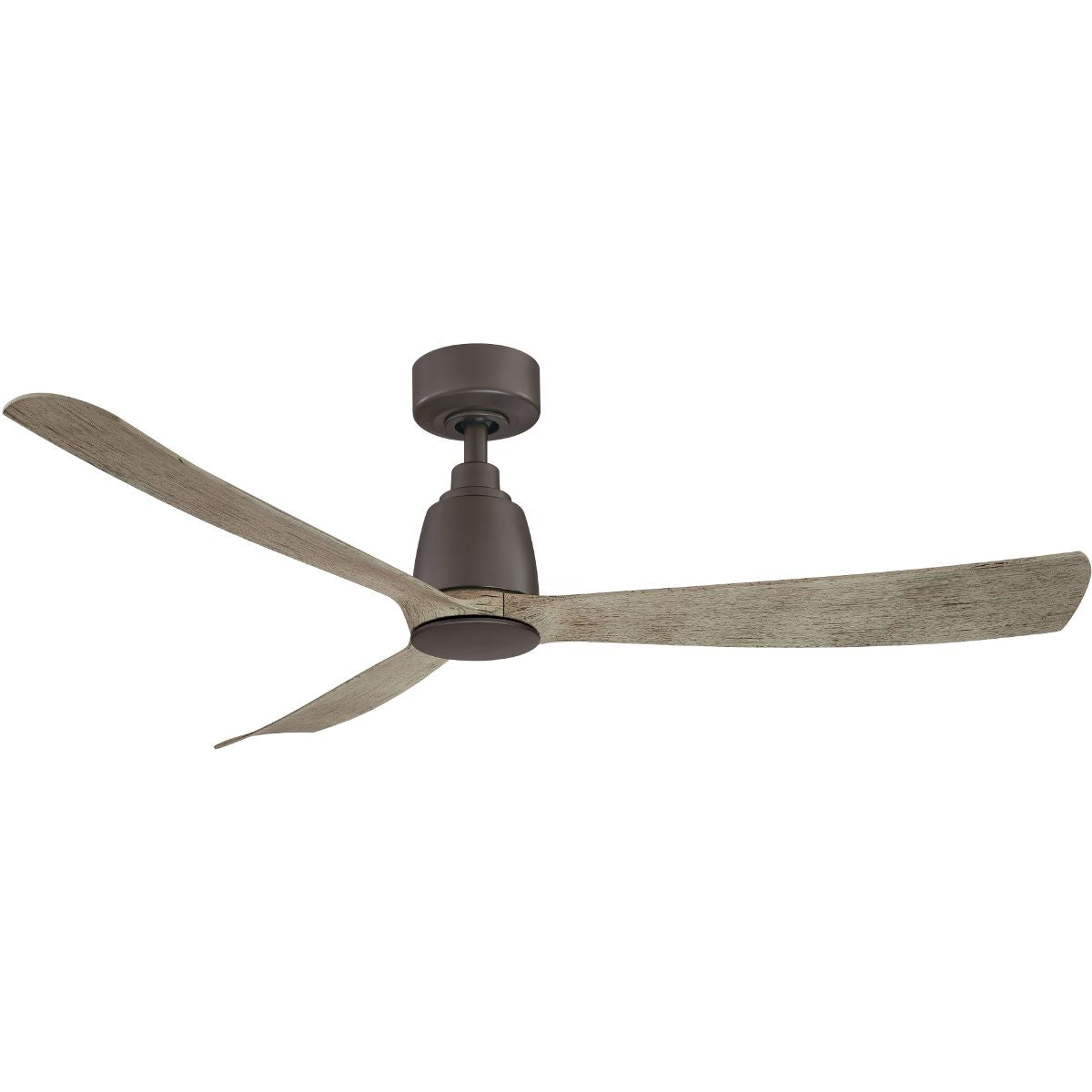 Kute 52 Inch Matte Greige Damp Rated Modern Ceiling Fan with Remote - Bees Lighting