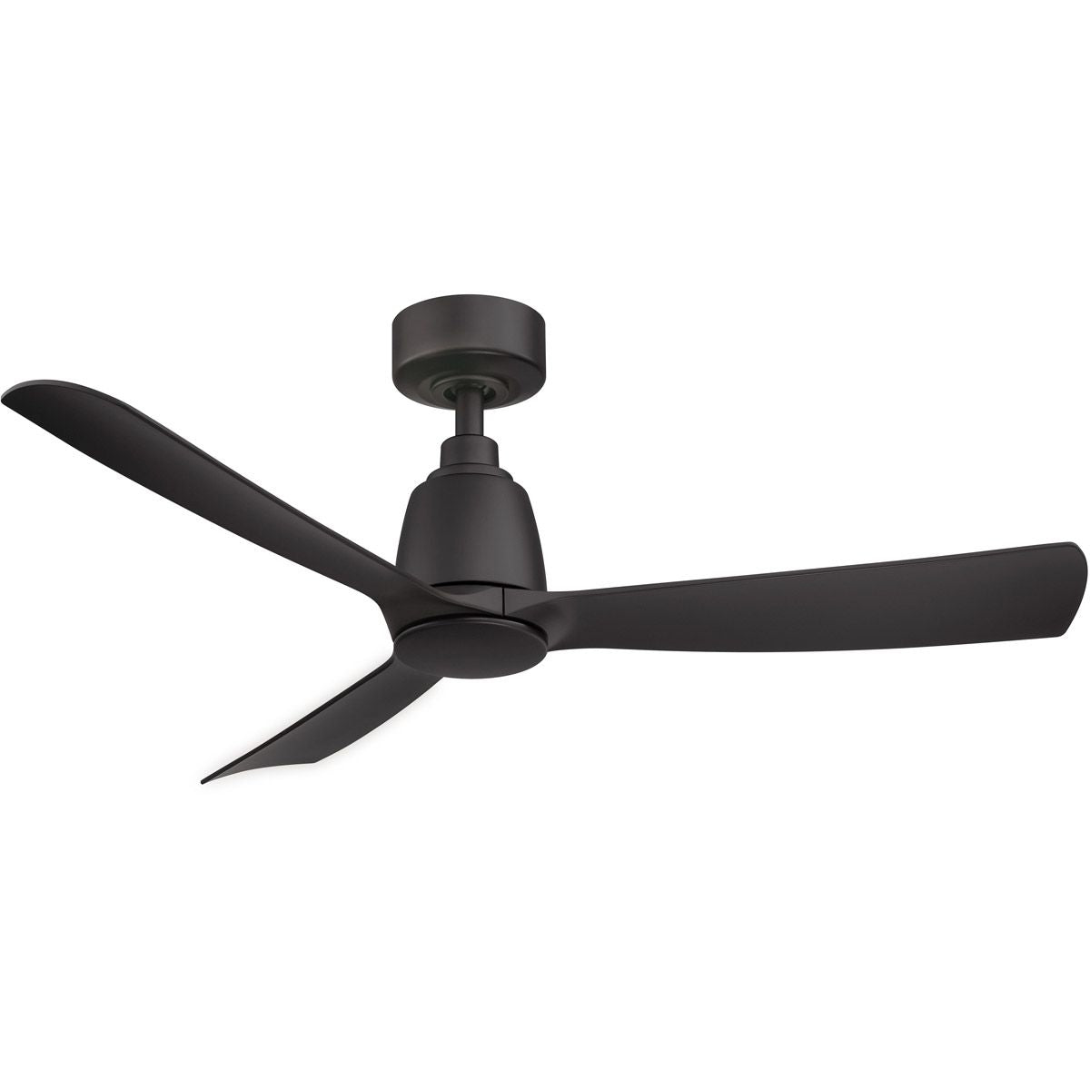 Kute 44 Inch Black Damp Rated Modern Ceiling Fan with Remote - Bees Lighting