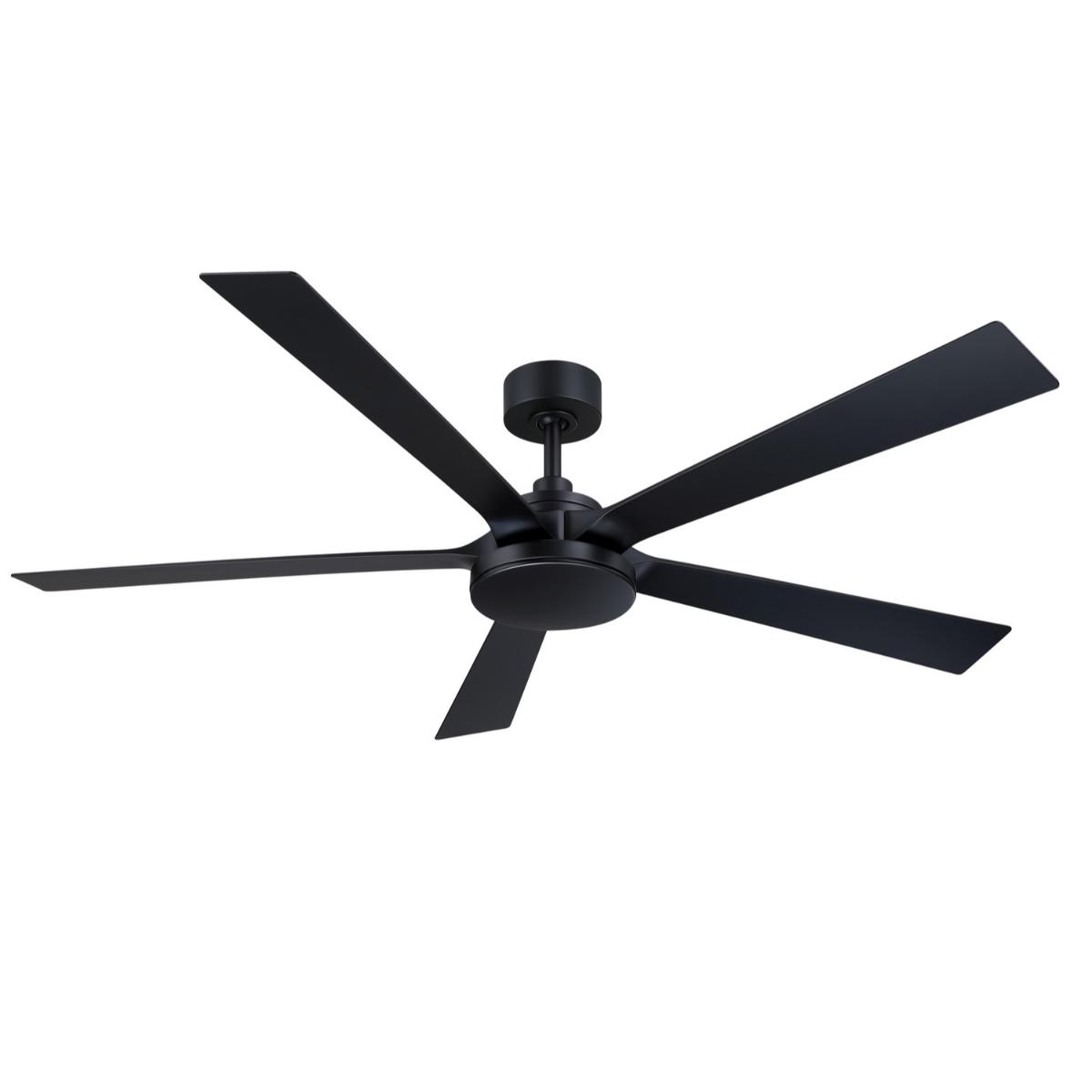 TorchAire 64" Black Ceiling Fan with LED CCT Select Light Kit - Bees Lighting