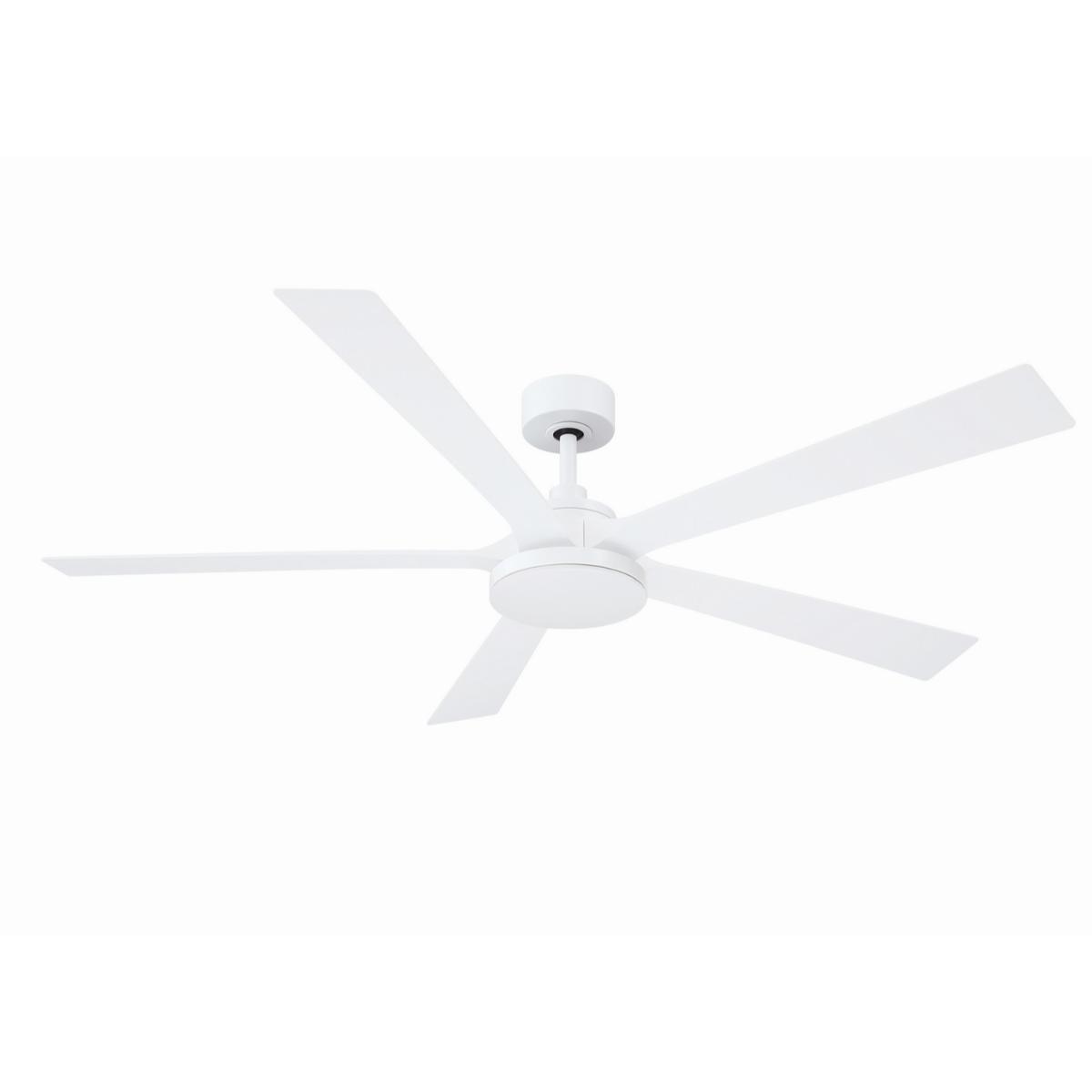 TorchAire 64" White Ceiling Fan with LED CCT Select Light Kit - Bees Lighting
