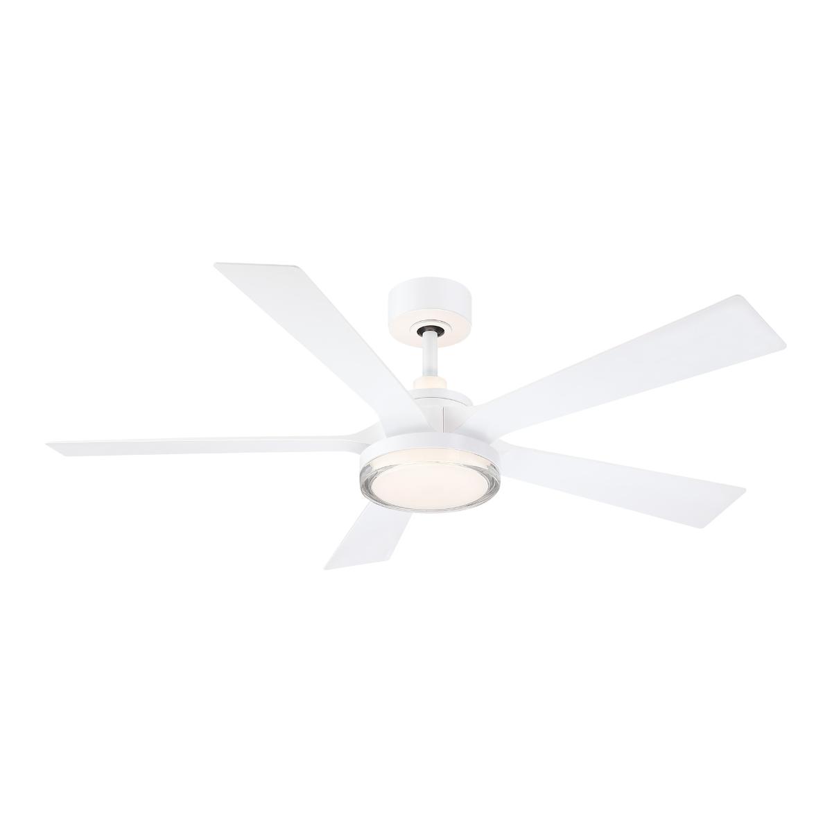 TorchAire 52" White Ceiling Fan with LED CCT Select Light Kit - Bees Lighting