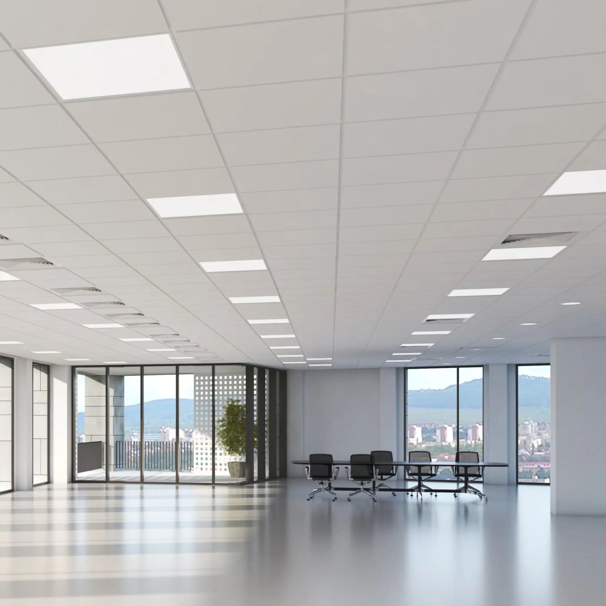 GLT FPS22 2x2 LED Flat Panel Light 20-40W Selectable 35K/40K/50K 4700 Lumens 120-277V