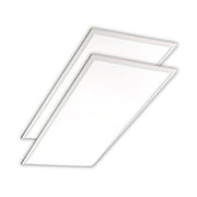 2x4 LED Flat Panel Light, 5500 Lumens, 47W, 3500K, 120-277V, Pack of 2 - Bees Lighting