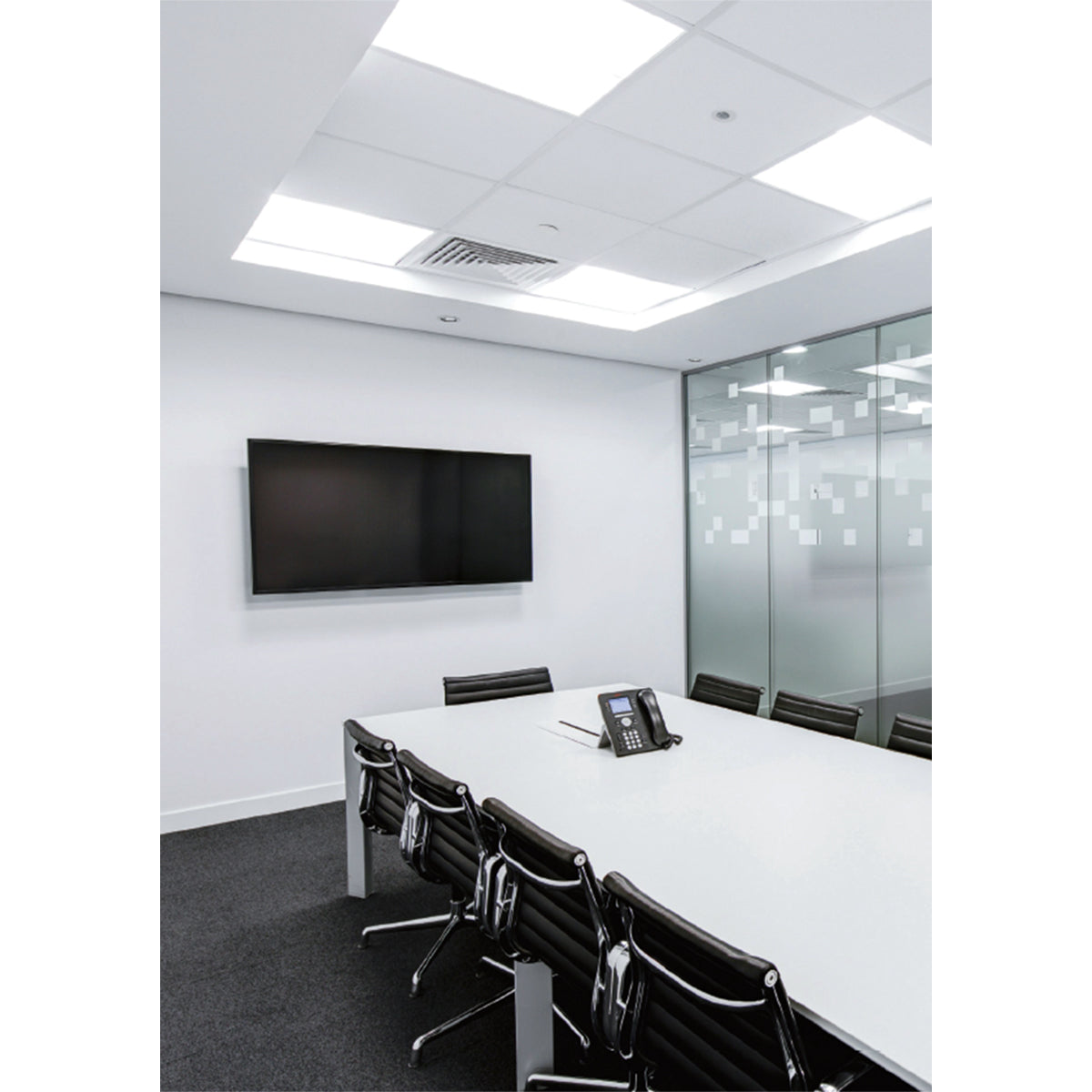 2x4 LED Flat Panel Light, 6100 Lumens, 50W, 35K/40K/50K, 120/277V, Pack of 2 - Bees Lighting