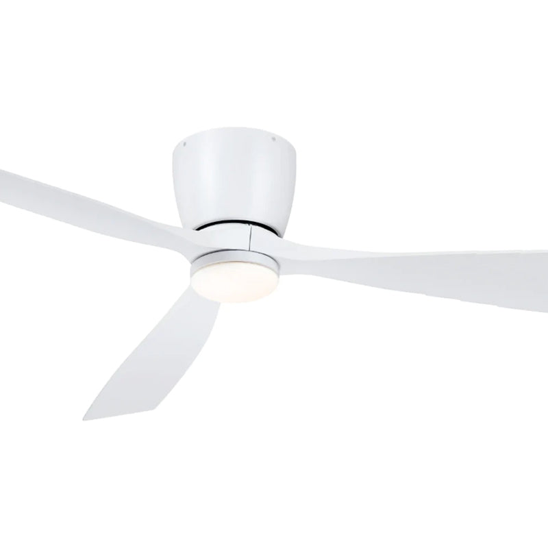 Klinch 52 Inch Low Profile Outdoor Ceiling Fan With Light and Remote - Bees Lighting