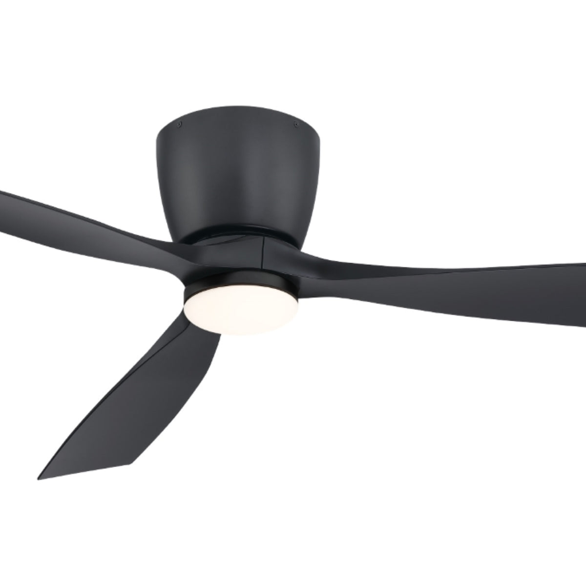 Klinch 52 Inch Low Profile Outdoor Ceiling Fan With Light and Remote