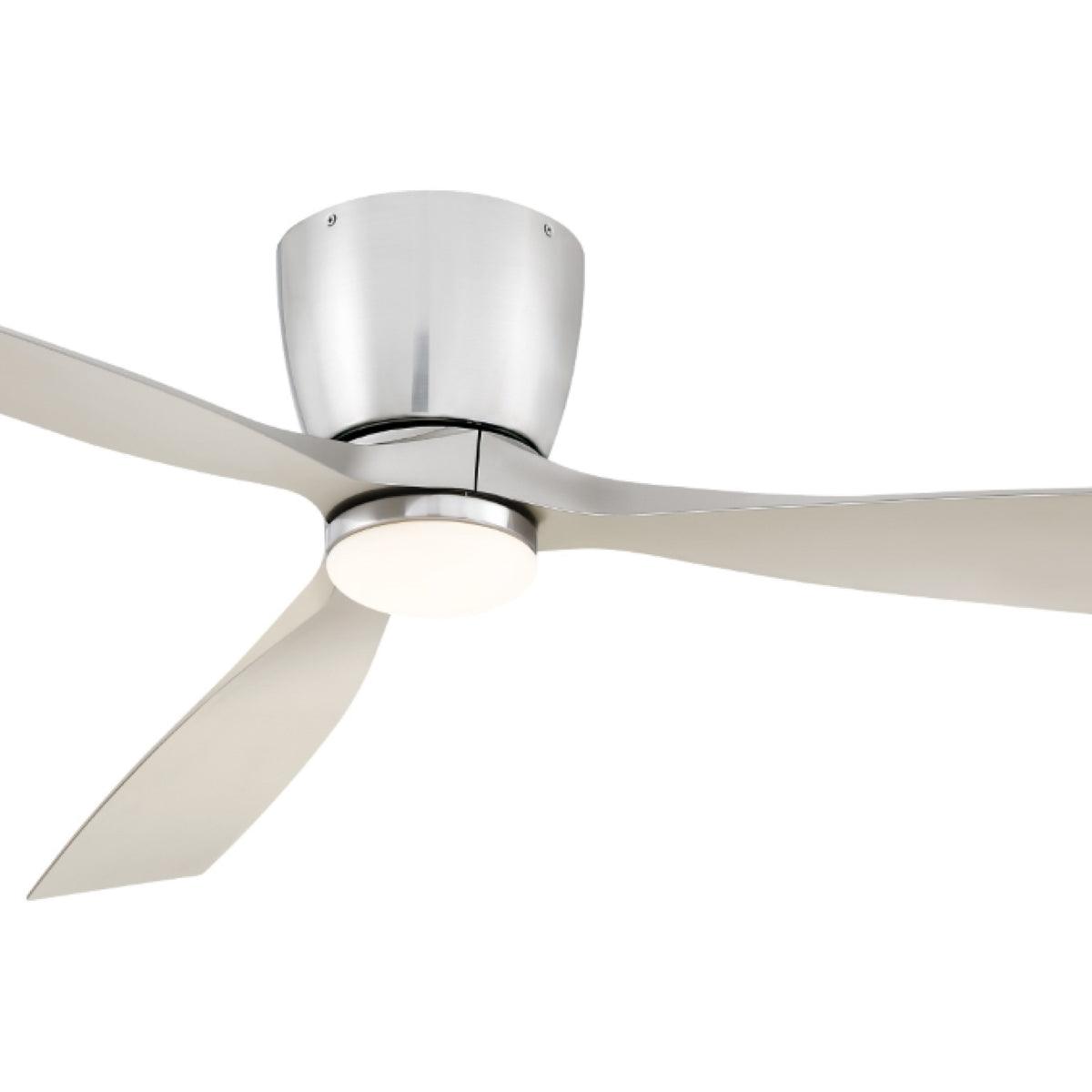Klinch 52 Inch Low Profile Outdoor Ceiling Fan With Light and Remote