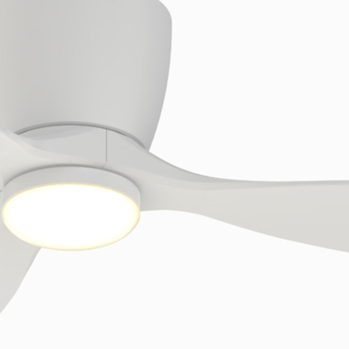 Klinch 44 Inch Low Profile Outdoor Ceiling Fan With Light and Remote