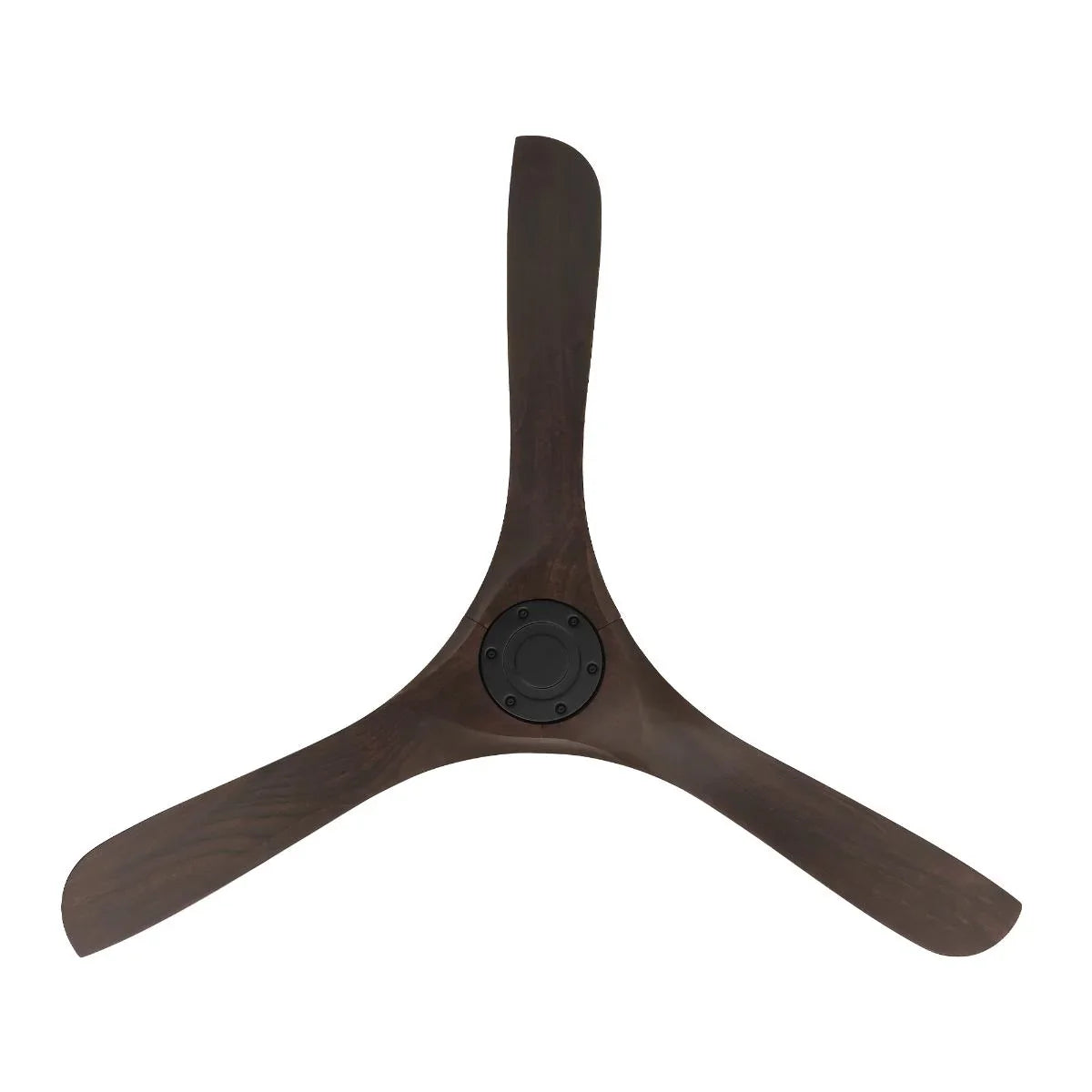 Carve 60 Inch Smart Ceiling Fan, Matte Black with Dark Walnut Blades - Bees Lighting