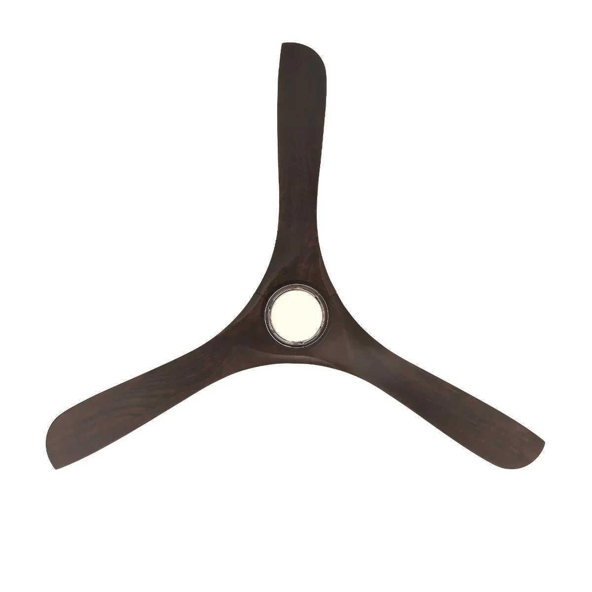 Carve 60 Inch CCT LED Smart Ceiling Fan, Bronze with Dark Walnut Blades - Bees Lighting