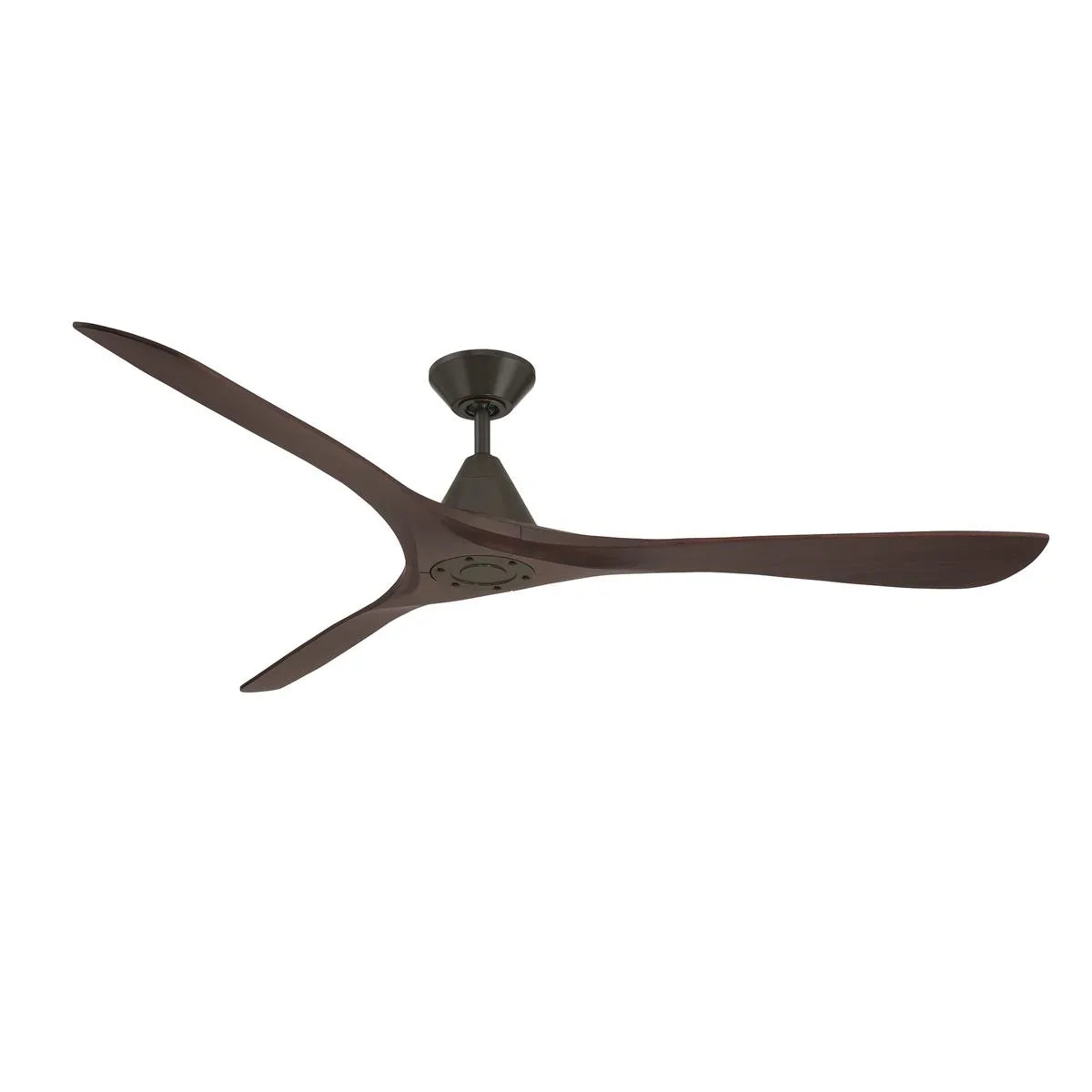 Carve 72 Inch Smart Ceiling Fan, Bronze with Dark Walnut Blades - Bees Lighting