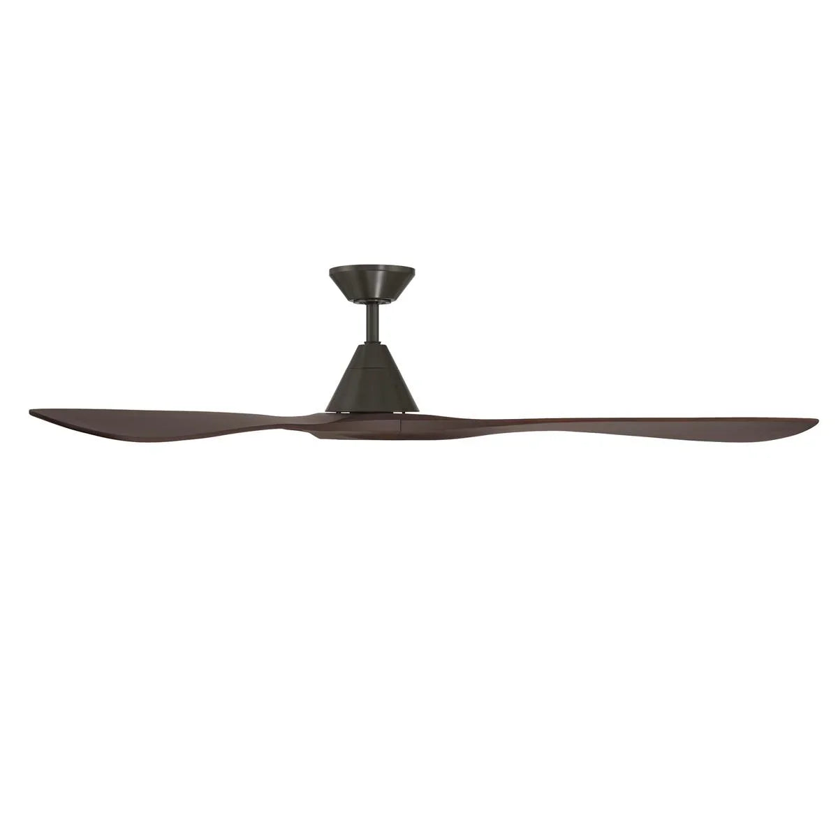 Carve 72 Inch Smart Ceiling Fan, Bronze with Dark Walnut Blades - Bees Lighting