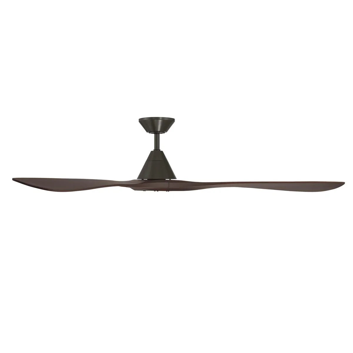 Carve 72 Inch Smart Ceiling Fan, Bronze with Dark Walnut Blades - Bees Lighting