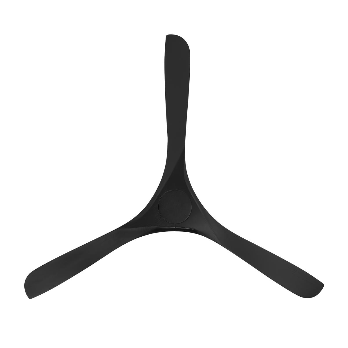 Carve 72 Inch Smart Ceiling Fan, Matte Black - Bees Lighting