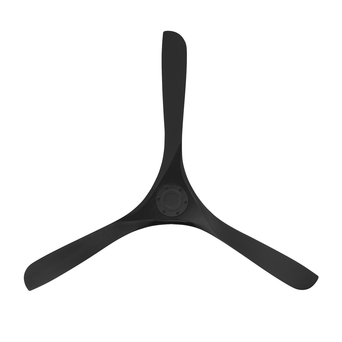 Carve 72 Inch Smart Ceiling Fan, Matte Black - Bees Lighting