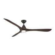 Carve 72" CCT LED Smart Ceiling Fan - Bees Lighting