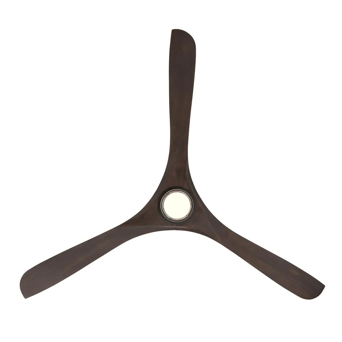 Carve 72 Inch CCT LED Smart Ceiling Fan, Bronze with Dark Walnut Blades - Bees Lighting