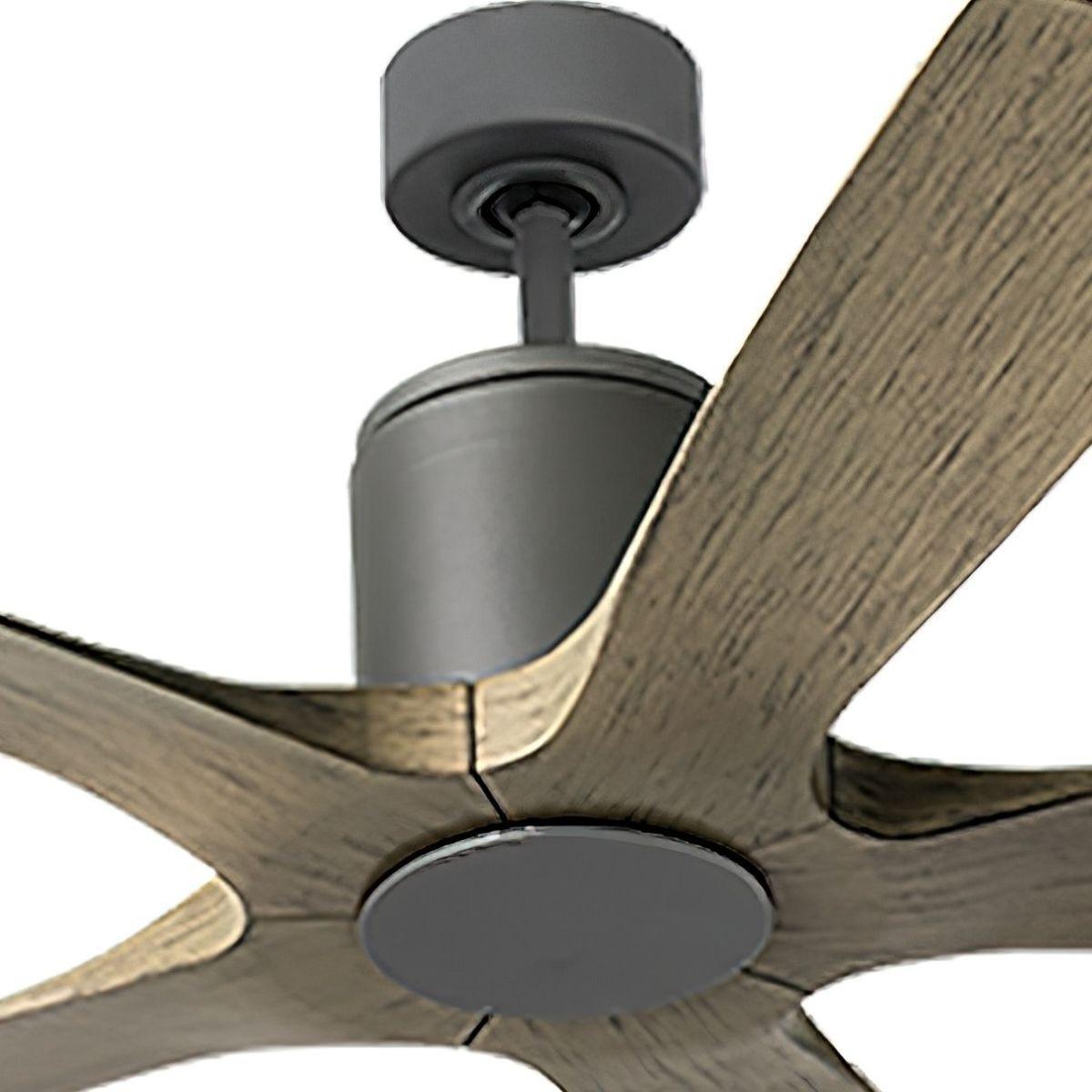 Aviator 5 Blades 54 Inch Outdoor Smart Ceiling Fan With Wall Control - Bees Lighting