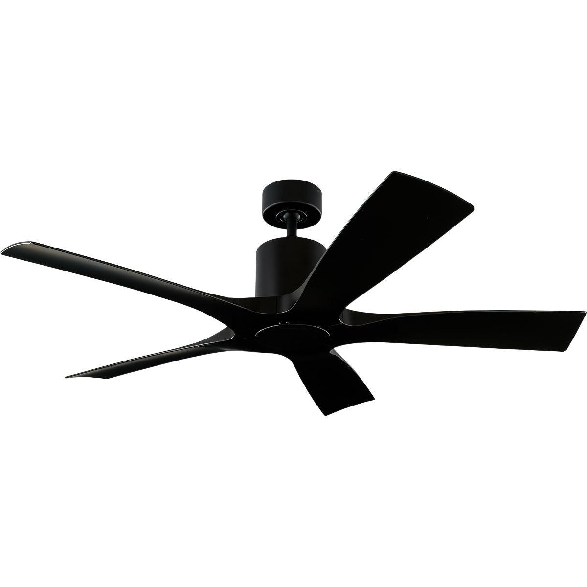 Aviator 5 Blades 54 Inch Outdoor Smart Ceiling Fan With Wall Control - Bees Lighting