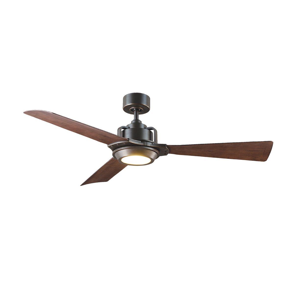 Osprey 56 Inch Farmhouse Outdoor Smart Ceiling Fan With 3000K Light And Remote - Bees Lighting