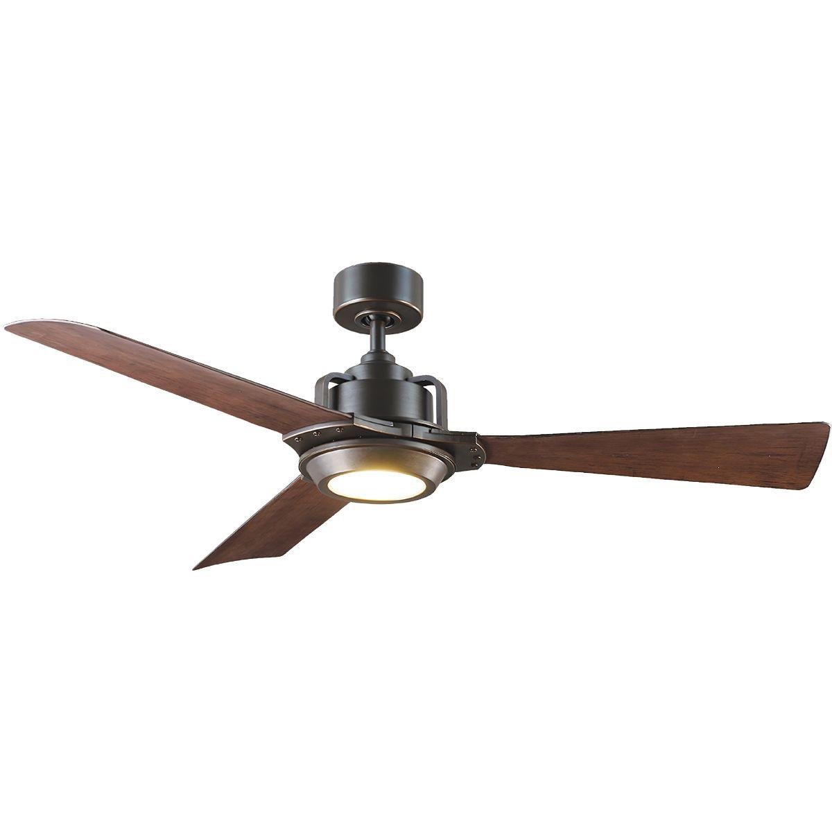 Osprey 56 Inch Farmhouse Outdoor Smart Ceiling Fan With 2700K Light And Remote - Bees Lighting
