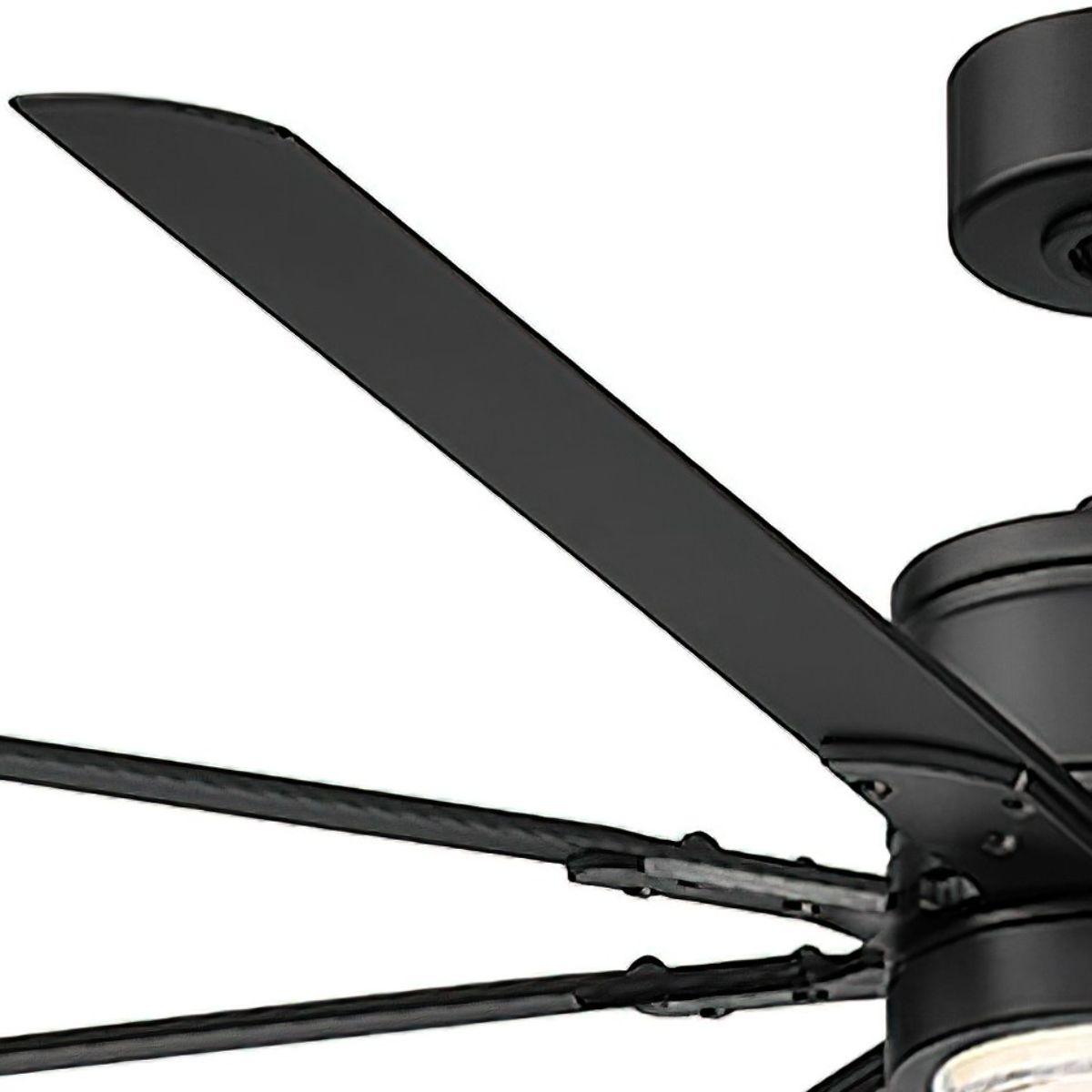 Renegade 52 Inch Black LED Smart Windmill Ceiling Fan - Bees Lighting