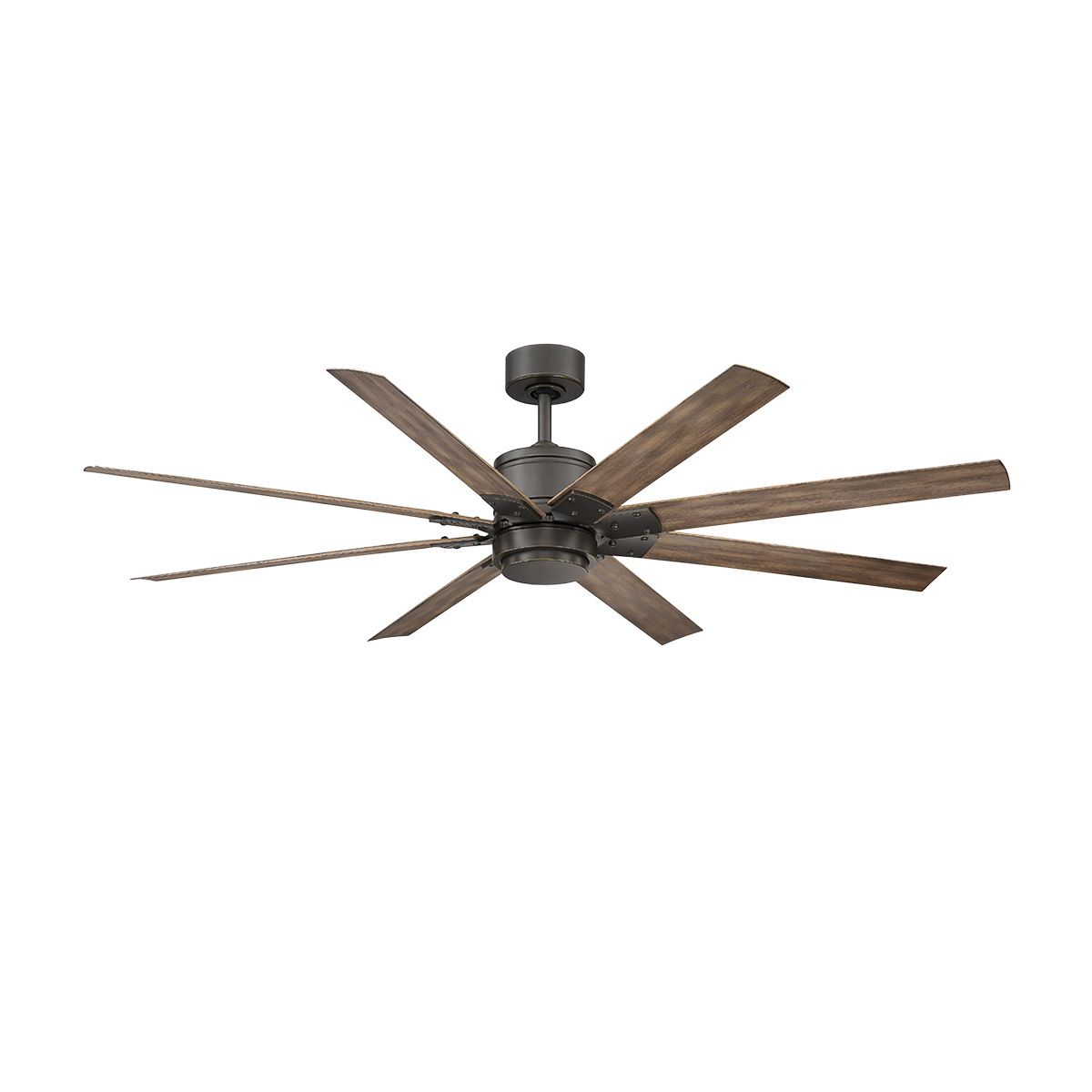 Renegade 52 Inch Windmill Outdoor Smart Ceiling Fan With Light And Remote, Oil Rubbed Bronze Finish - Bees Lighting