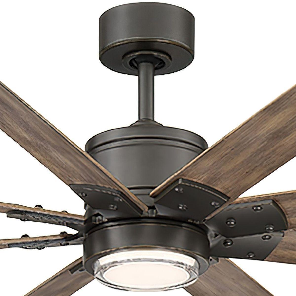 Renegade 52 Inch Bronze LED Smart Windmill Ceiling Fan - Bees Lighting