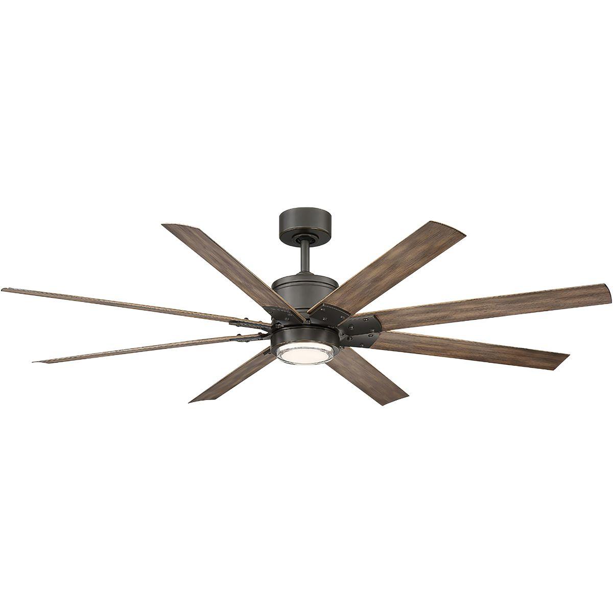 Renegade 52 Inch Bronze LED Smart Windmill Ceiling Fan - Bees Lighting