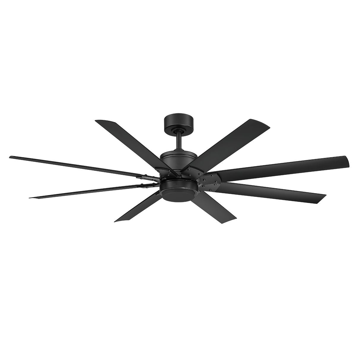 Renegade 66 Inch Black LED Smart Windmill Ceiling Fan - Bees Lighting