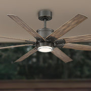Renegade 66" LED Smart Ceiling Fan - Bees Lighting