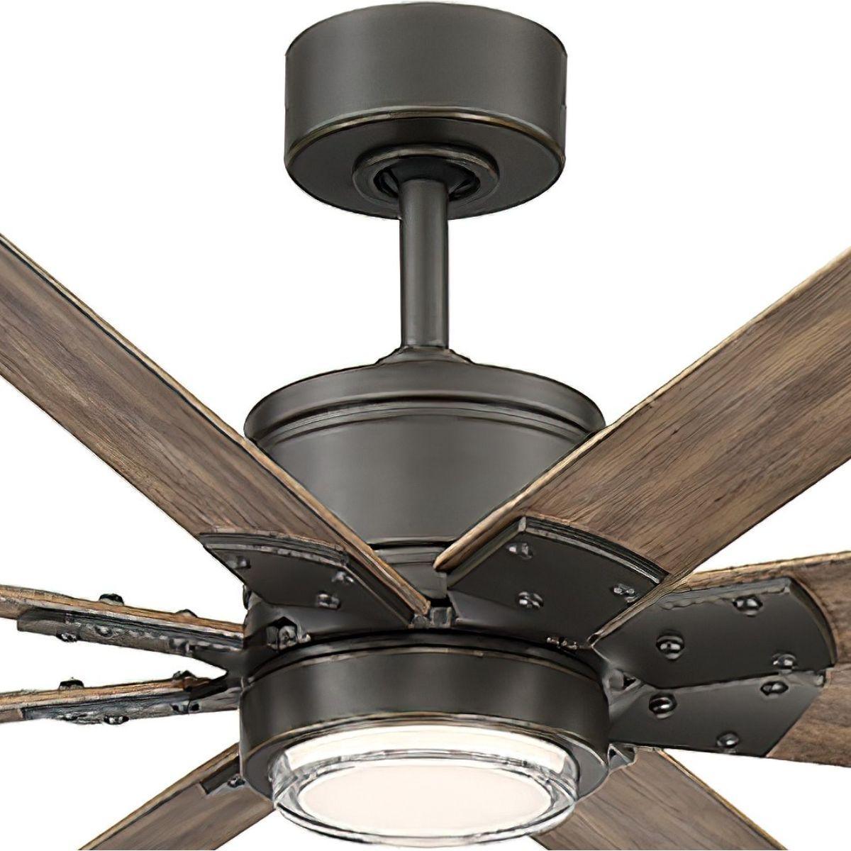 Renegade 66 Inch Windmill Outdoor Smart Ceiling Fan With 3000K Light And Remote