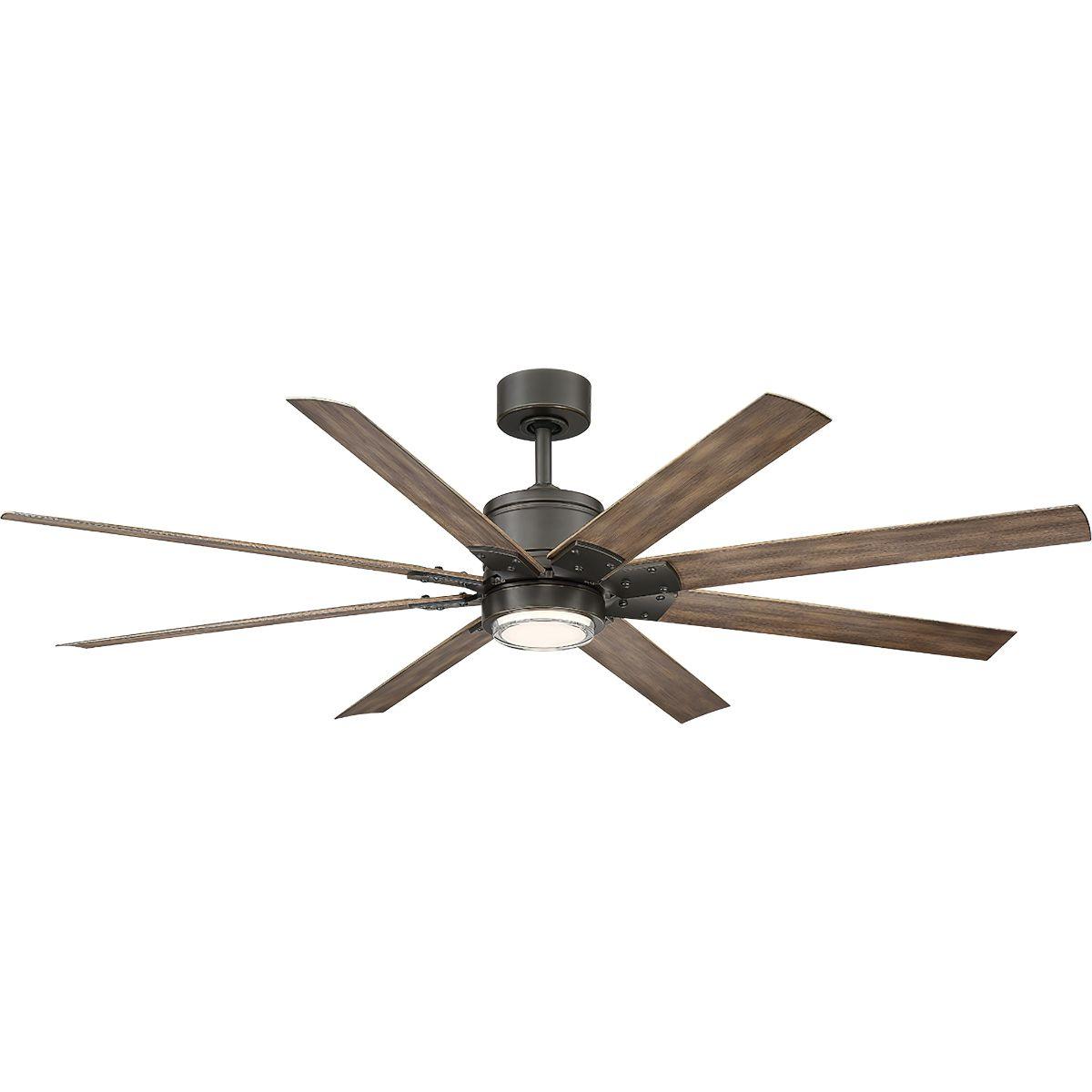 Renegade 66 Inch Bronze LED Smart Windmill Ceiling Fan - Bees Lighting