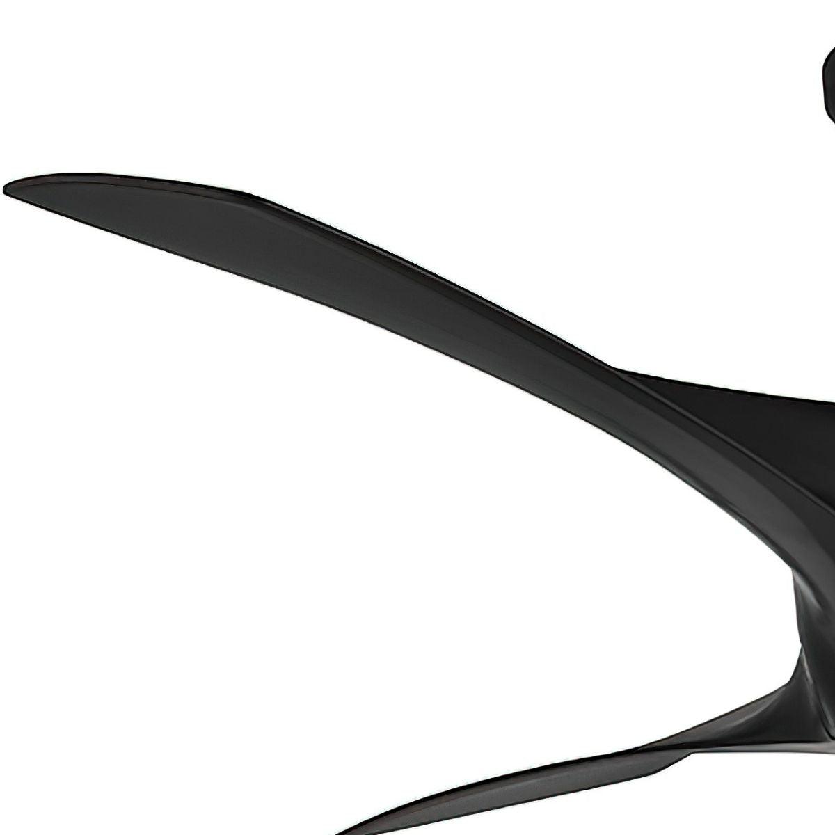Zephyr 52 Inch Wet Rated CCT LED Smart Ceiling Fan, Matte Black - Bees Lighting