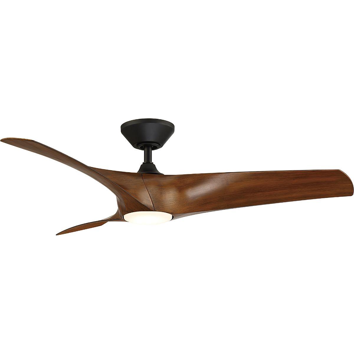 Zephyr 52 Inch Farmhouse Outdoor Smart Ceiling Fan With 3500K LED And Remote - Bees Lighting