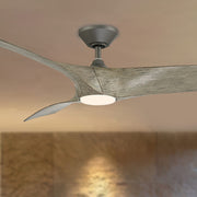 Zephyr 3-Blade 62" LED Smart Ceiling Fan - Bees Lighting