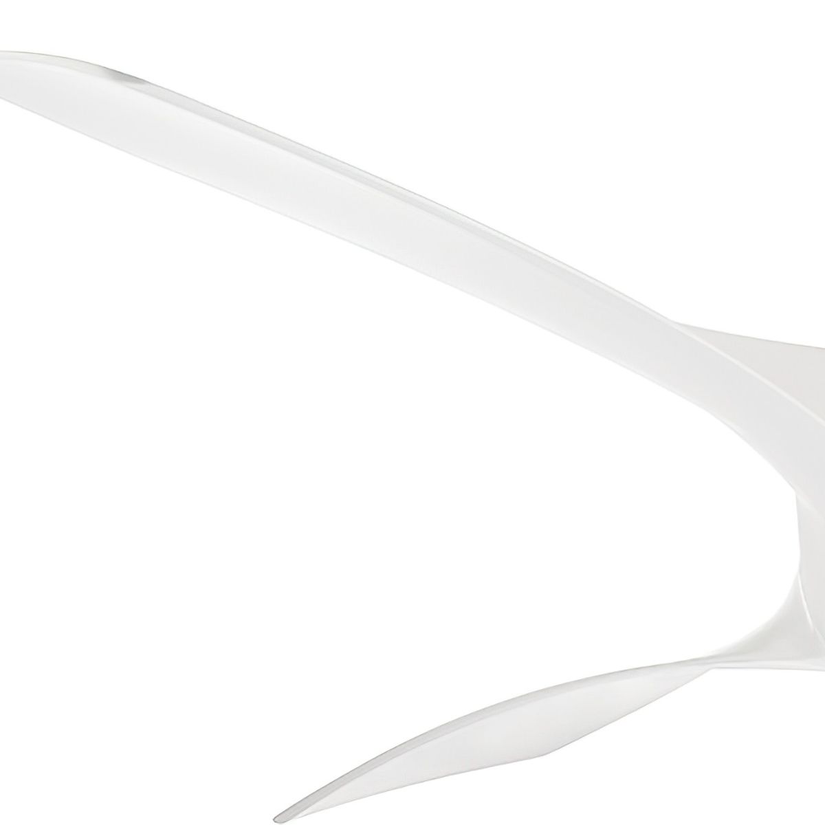 Zephyr 62 Inch Wet Rated 3000K LED Smart Ceiling Fan, Matte White - Bees Lighting