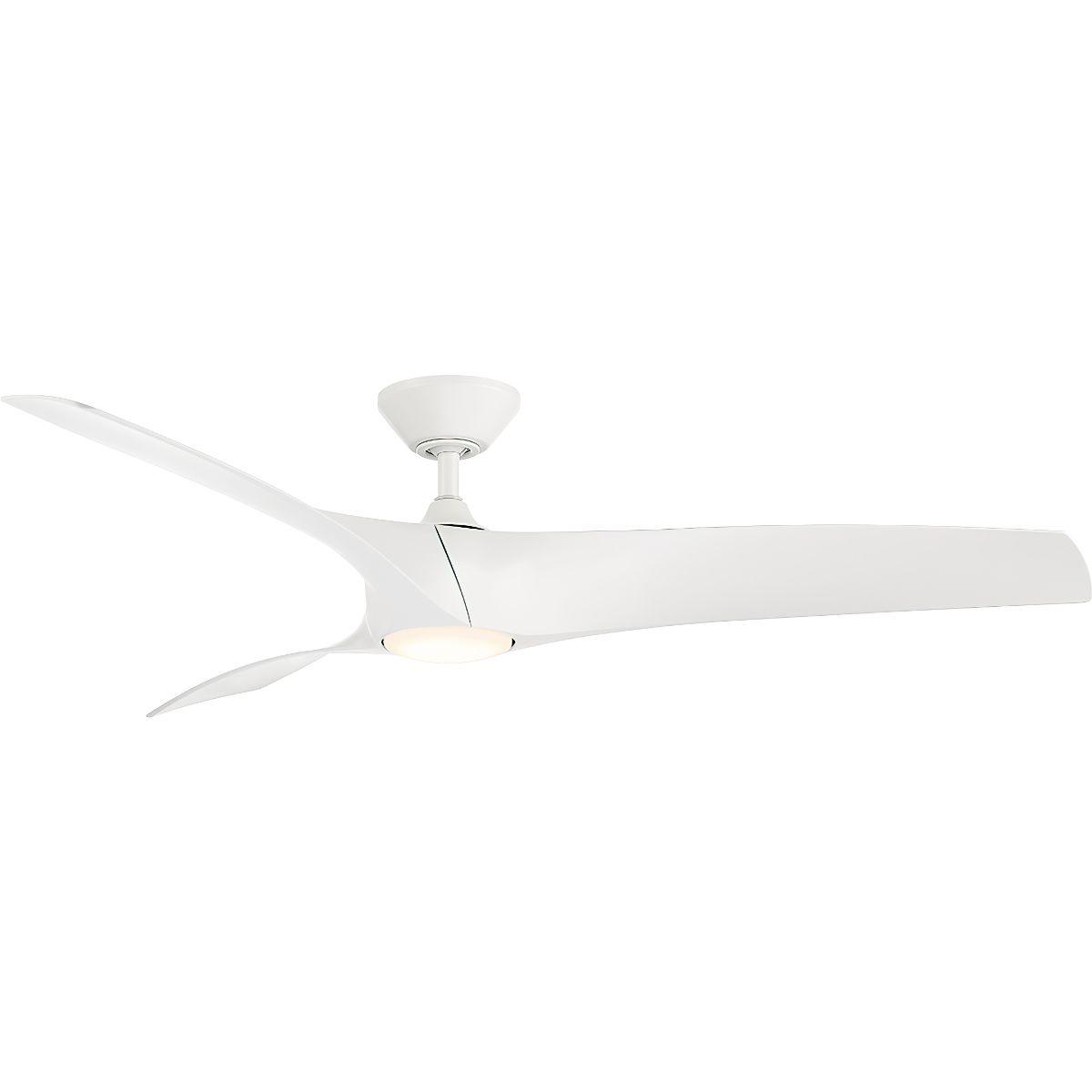 Zephyr 62 Inch Farmhouse Outdoor Smart Ceiling Fan With 3000K LED And Remote - Bees Lighting