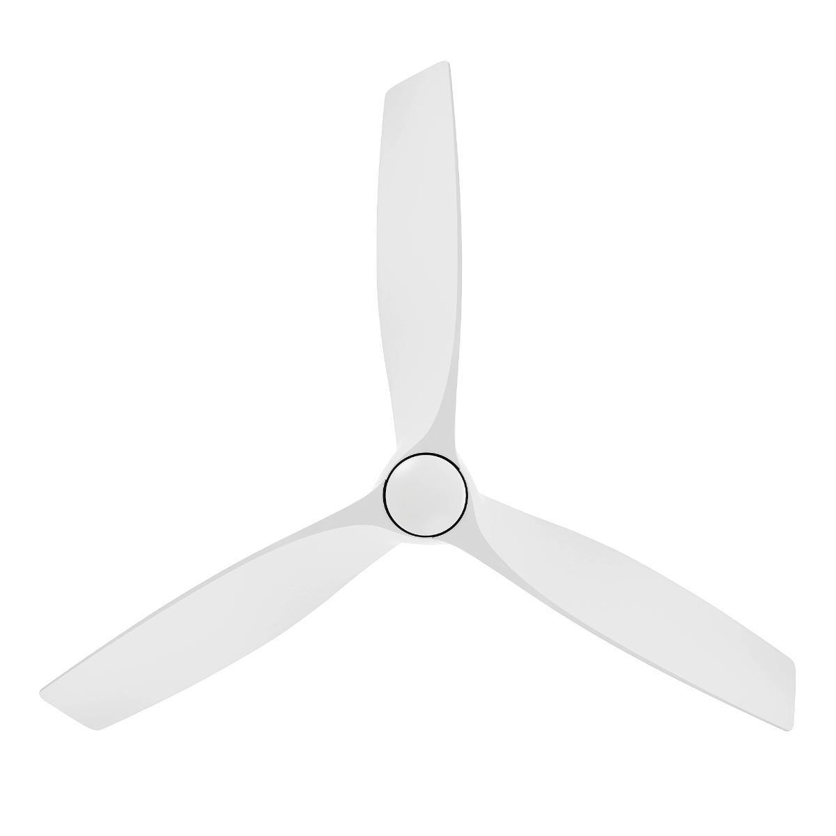 Zephyr 72 Inch Wet Rated CCT LED Smart Ceiling Fan, Matte White - Bees Lighting